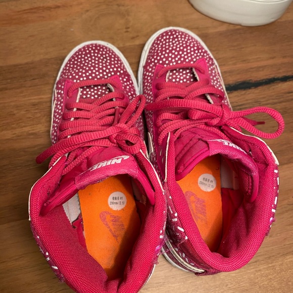 Nike pink spotty high tops size US 6 - Picture 7 of 9